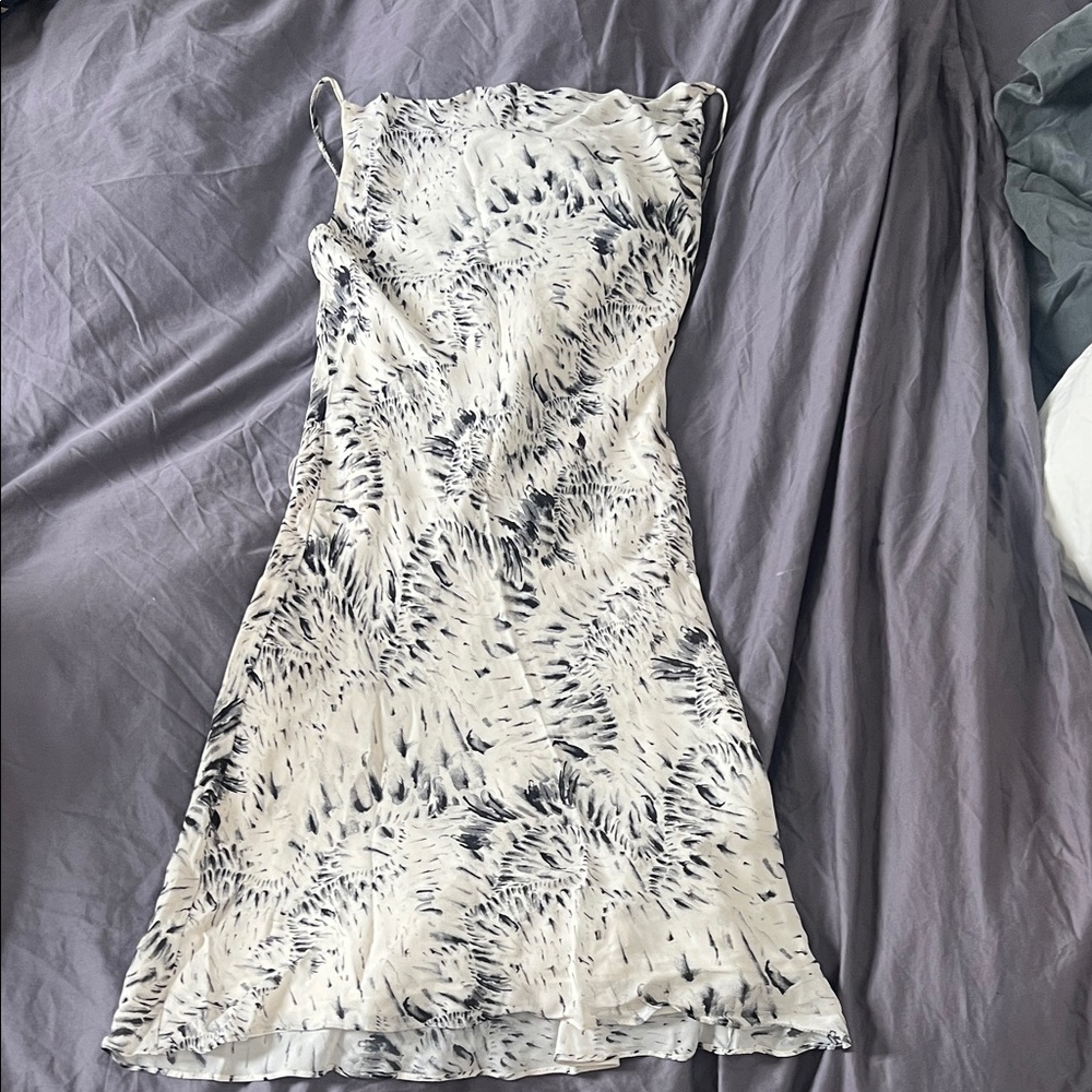 Haute Hippie Black and White Mini Dress